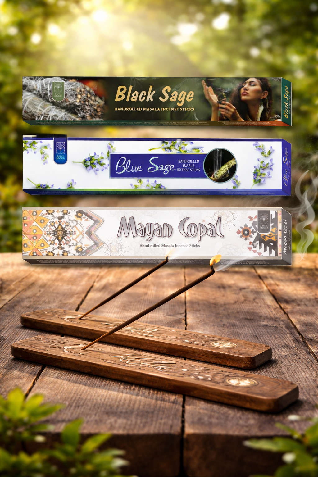 Soul Sticks, Spiritual Vibes Masala Incense Sticks Variety Pack