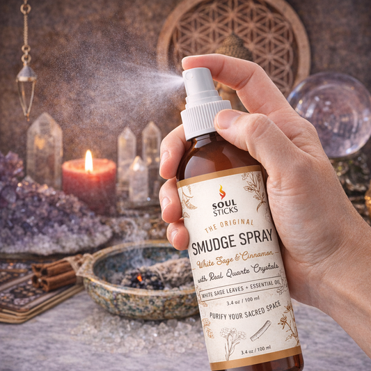 Soul Sticks White Sage & Cinnamon Smudge Spray, 3.5 oz