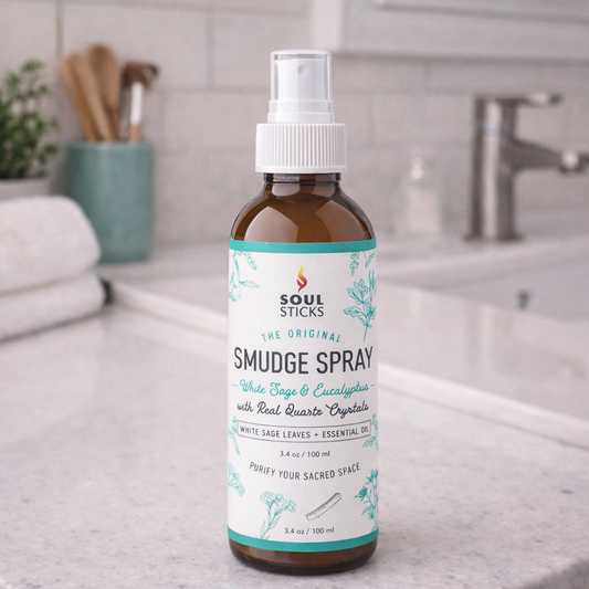Soul Sticks White Sage & Eucalyptus Smudge Spray, 3.5 oz
