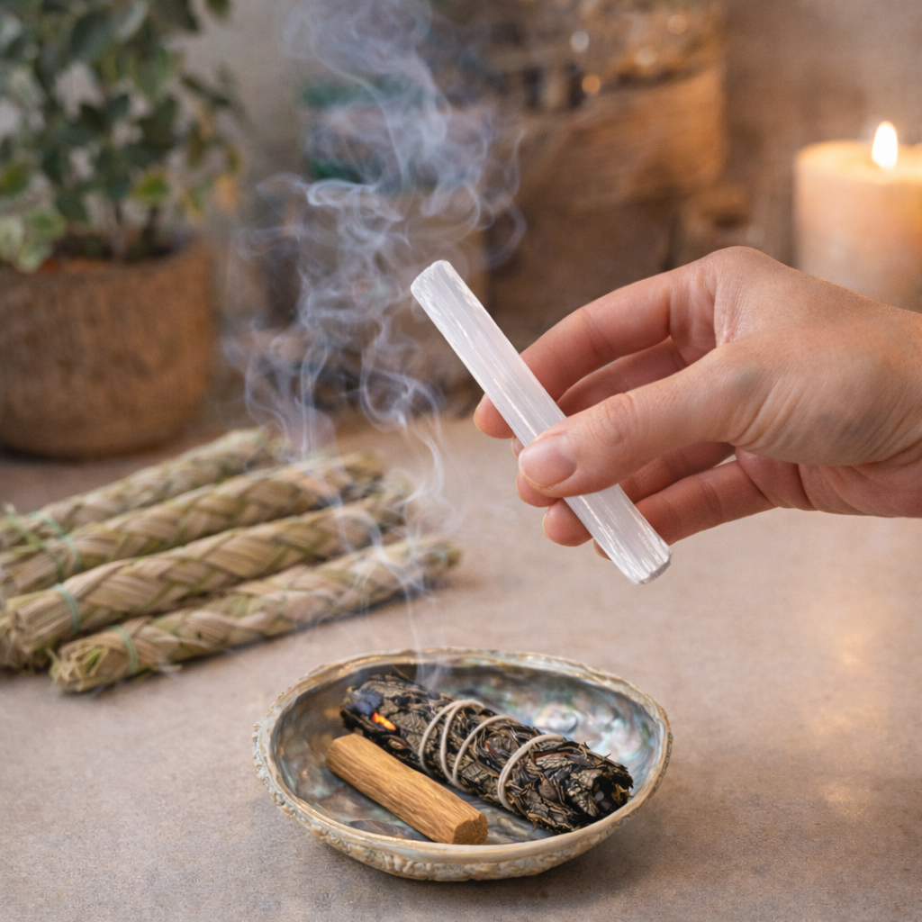 Mini Black Sage Smudge Kit with Smudge Guide