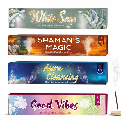 Soul Sticks, Cleansing Masala Incense Sticks Variety Pack