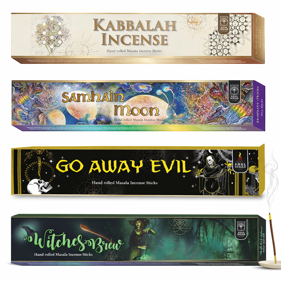Soul Sticks, Mystic Series Masala Incense Sticks Variety Pack