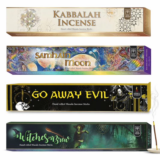 Soul Sticks, Mystic Series Masala Incense Sticks Variety Pack
