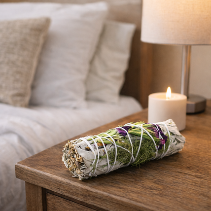 Good Life Floral Sage Smudge Sticks with Smudge Guide, 3-Pack