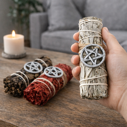 Pentacle Charm Sage Variety Pack with Guide