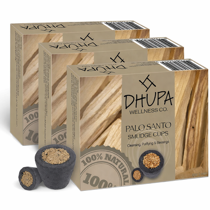 Palo Santo Smudge Cups - 3 Pack