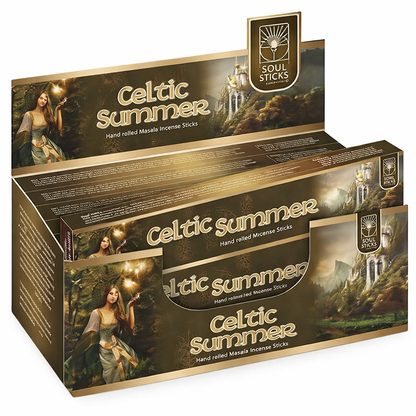 Soul Sticks Celtic Summer Masala Incense Sticks - 15 g (12 Pack)