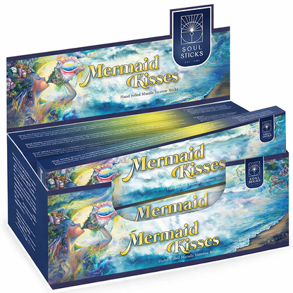 Soul Sticks Mermaid Kisses Masala Incense Sticks - 15 g (12 Pack)