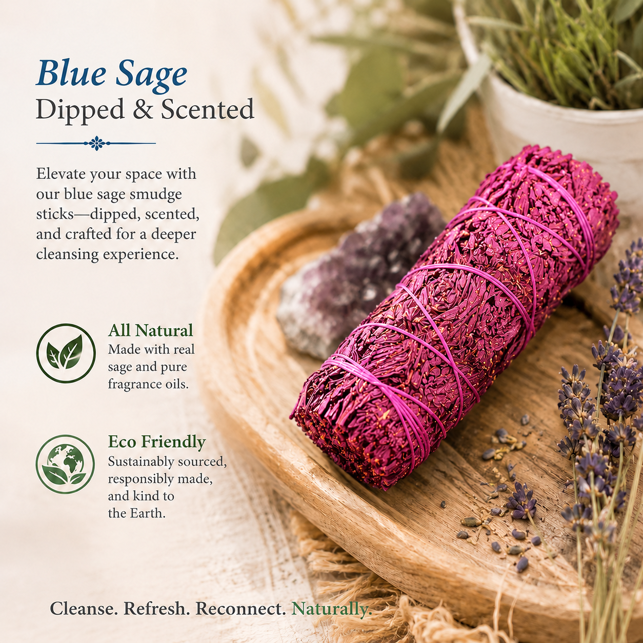 Blue Sage Smudge Stick Variety Set 6 Pack