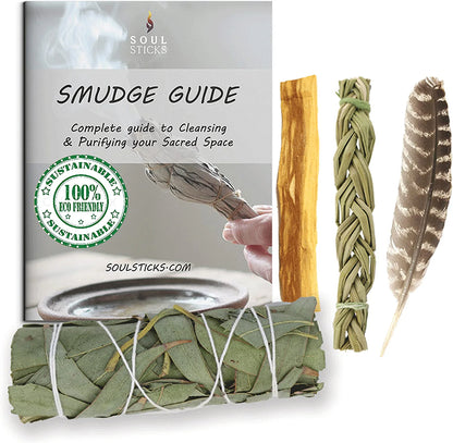 Eucalyptus Sage Smudge Kit with Guide