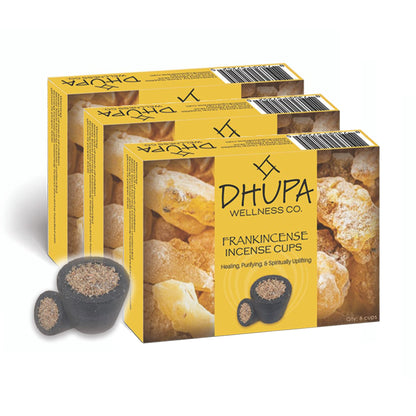 Frankincense Incense Cups - 3 Pack