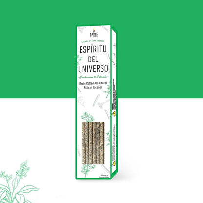 Espiritu del Universo White Sage & Palo Santo Resin Rolled Incense Sticks