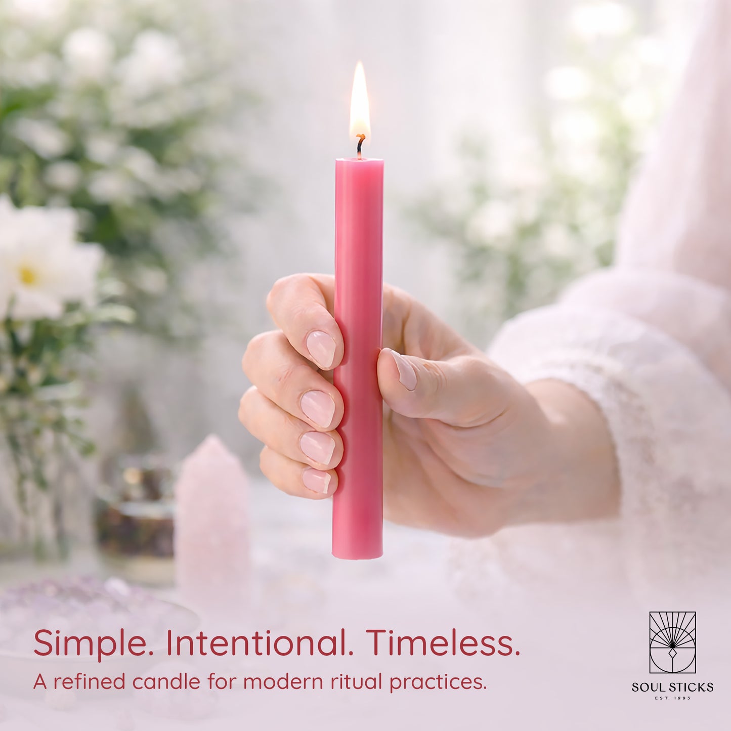 SOUL STICKS 4" Premium Magic Spell Chime Taper Candles Bulk 20 Pack for Rituals, Ceremonies, Meditation, Altar and Spells