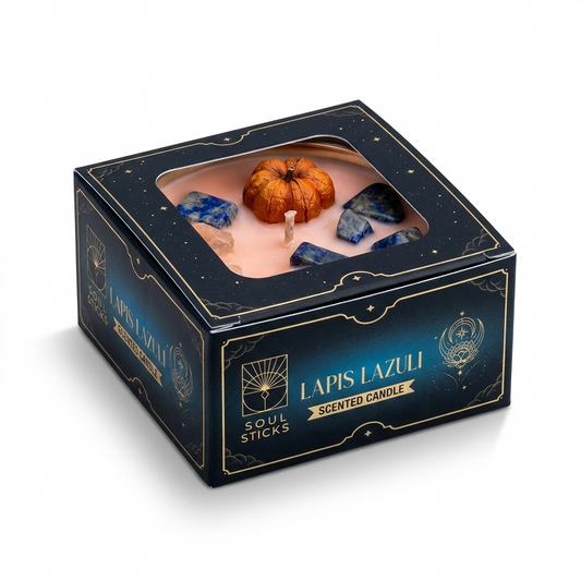 Crystal Smudge Candle Lapis Lazuli