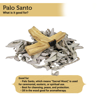 Black Sage Palo Santo Pops 2 Pack with Guide