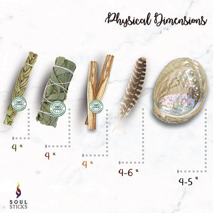 Beginner Eucalyptus Sage Smudge Kit with Guide