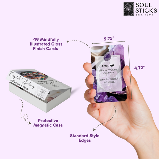 Set of spiritual cards with mystical artwork and messages.