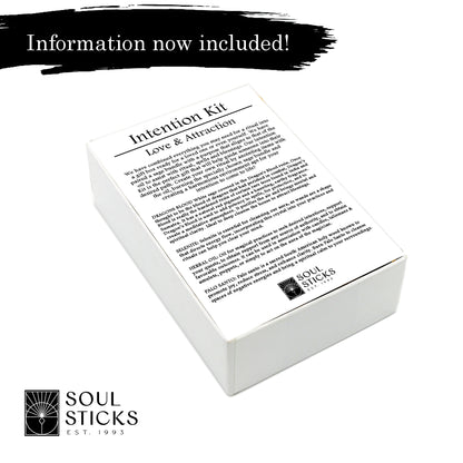 Soul Sticks, Love & Attraction Intention Kit with Sage