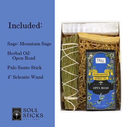 Soul Sticks, Open Road Intention Kit with Sage