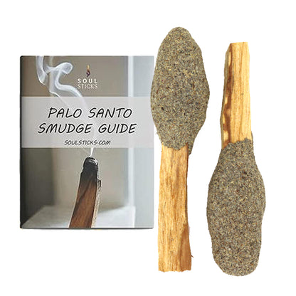 Blue Sage Palo Santo Pops 2 Pack with Guide