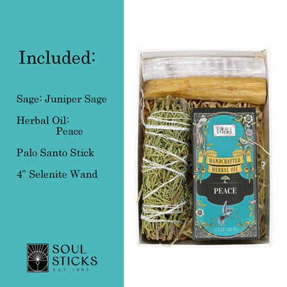 Soul Sticks, Peace Intention Kit with Sage