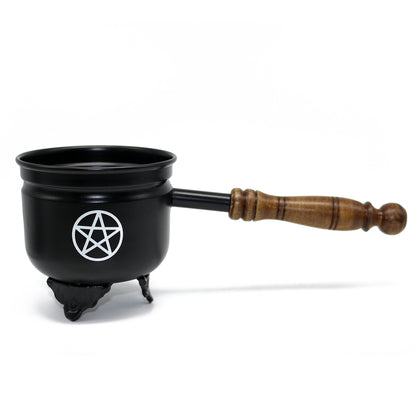 Decorative incense and oil burner for home, ritual, or spiritual practice.