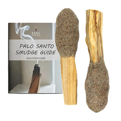 White Sage Palo Santo Pops 2 Pack with Guide
