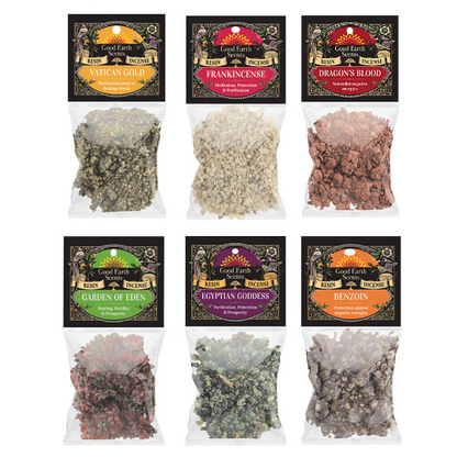 Natural Resin Incense Pack 1 oz. for Charcoal Burners