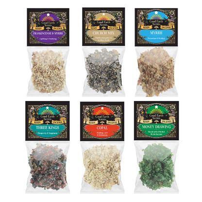 Natural Resin Incense Pack 1 oz. for Charcoal Burners