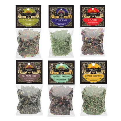 Natural Resin Incense Pack 1 oz. for Charcoal Burners