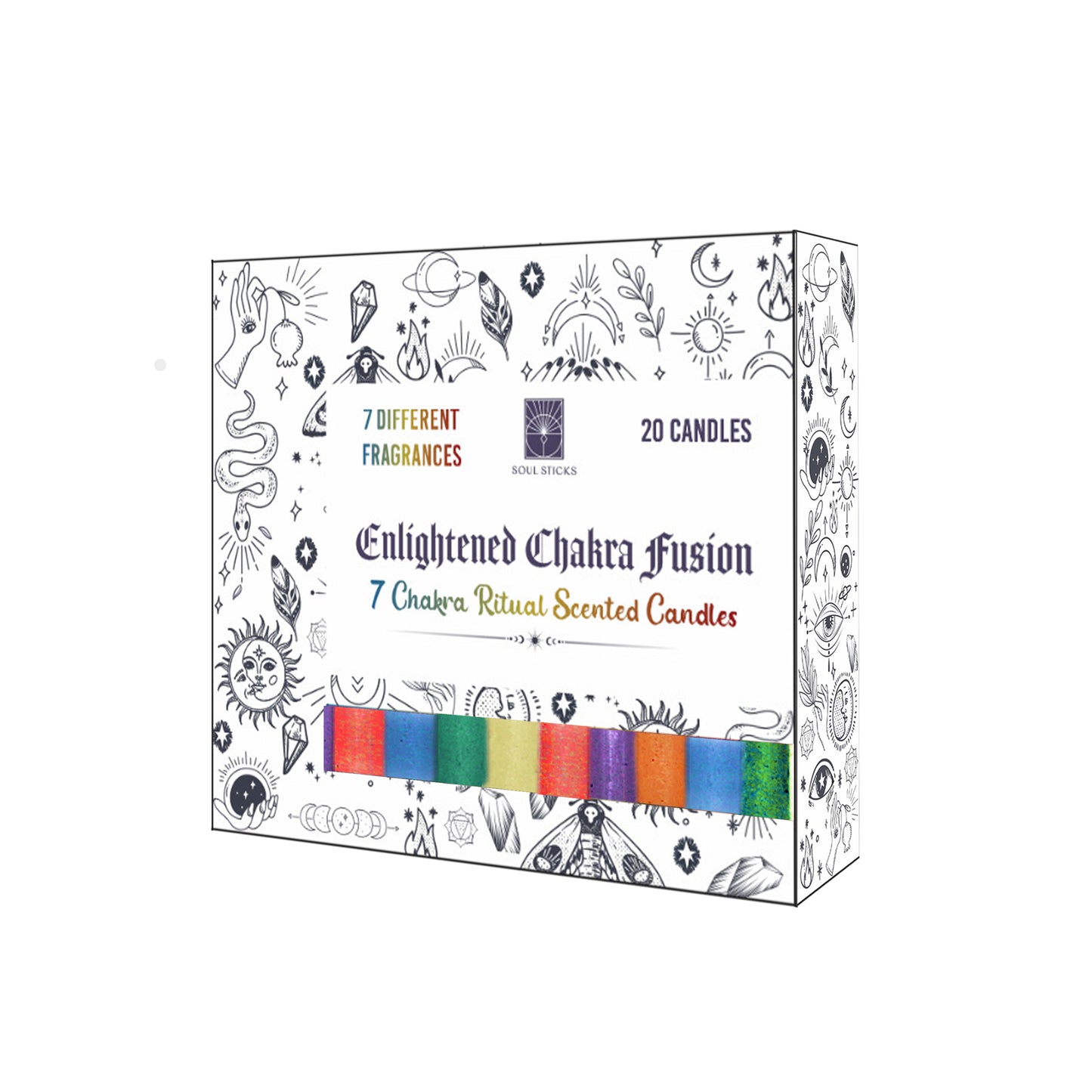 Scented Ritual Chime Candles - 20 Pack