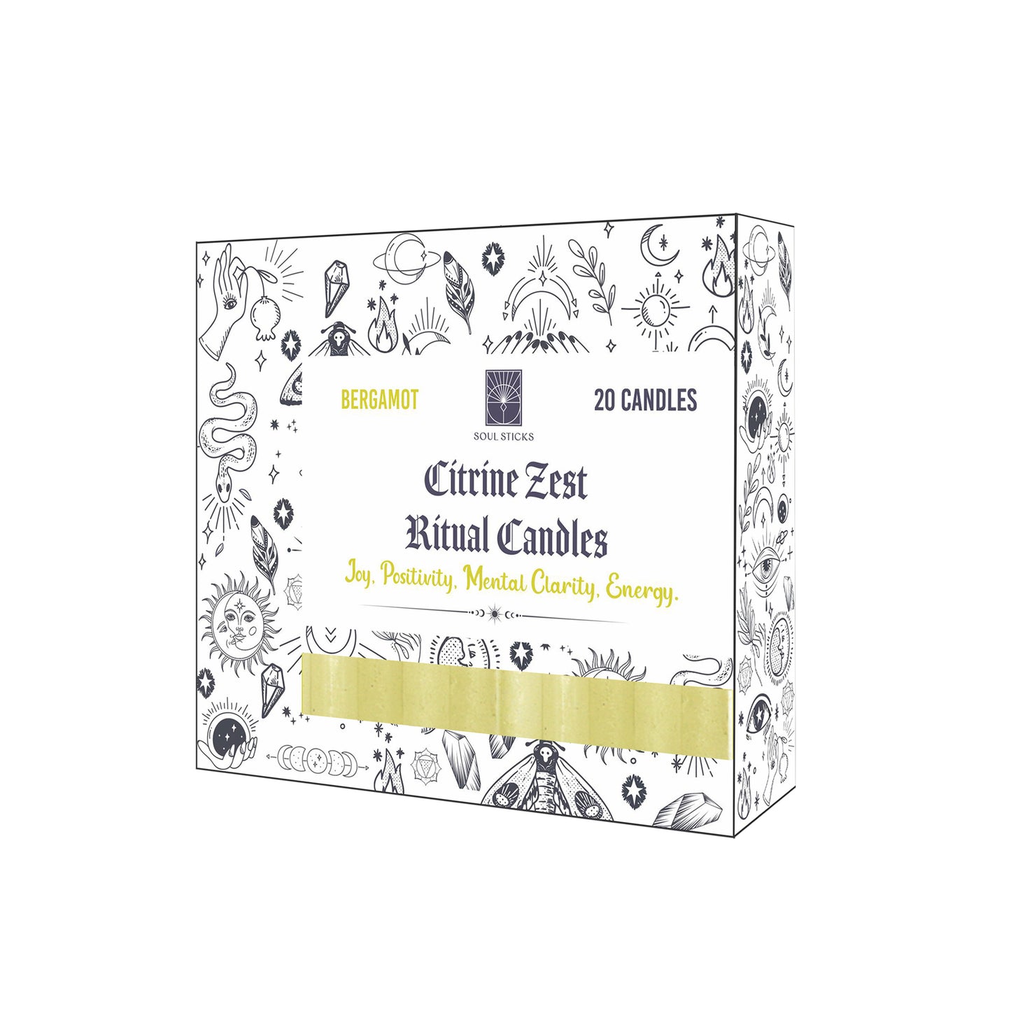 Scented Ritual Chime Candles - 20 Pack
