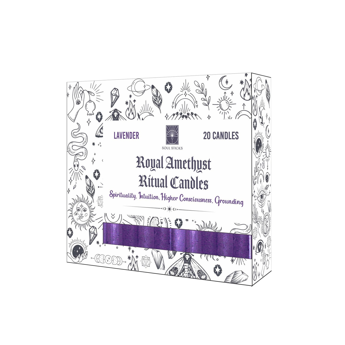 Scented Ritual Chime Candles - 20 Pack
