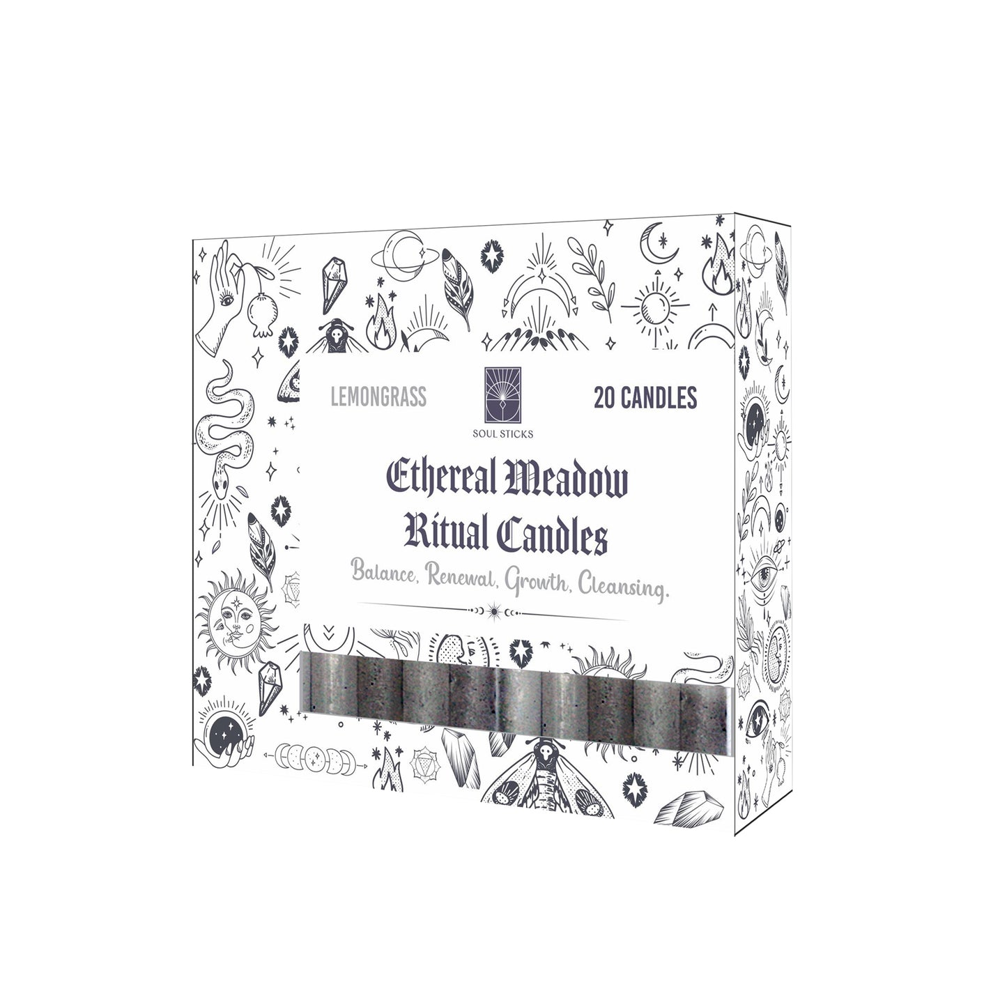 Scented Ritual Chime Candles - 20 Pack