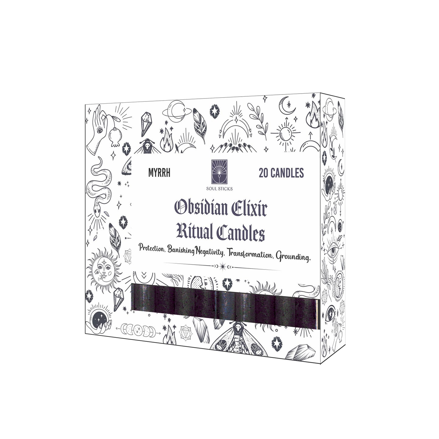 Scented Ritual Chime Candles - 20 Pack