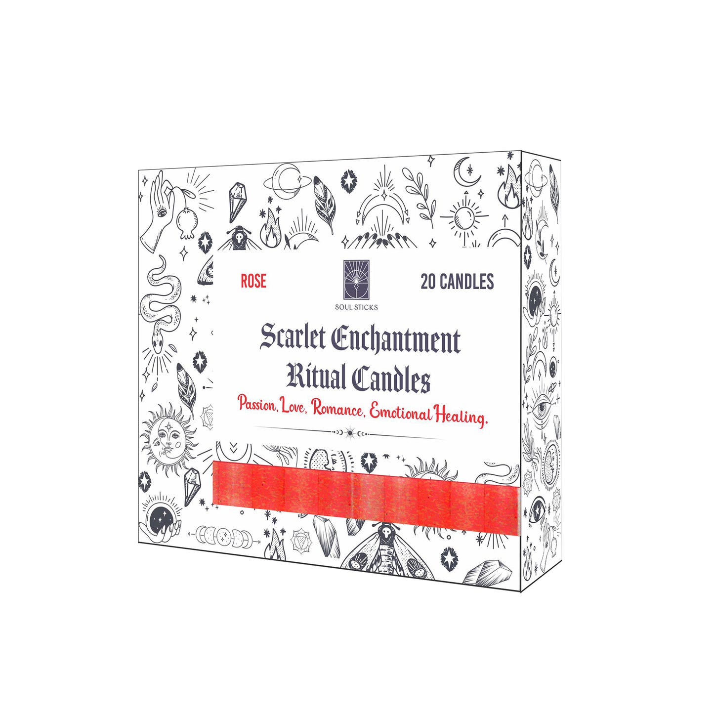 Scented Ritual Chime Candles - 20 Pack