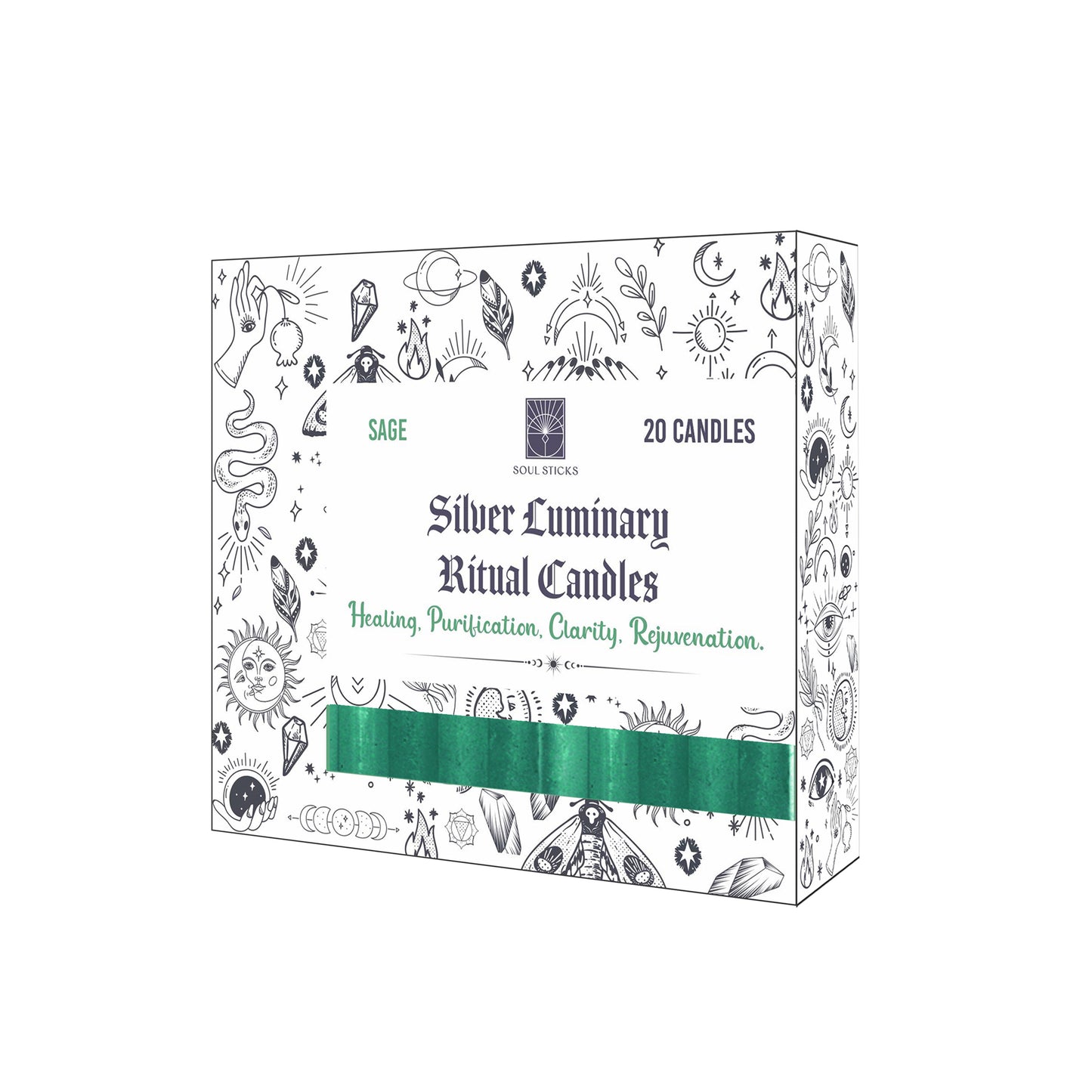 Scented Ritual Chime Candles - 20 Pack