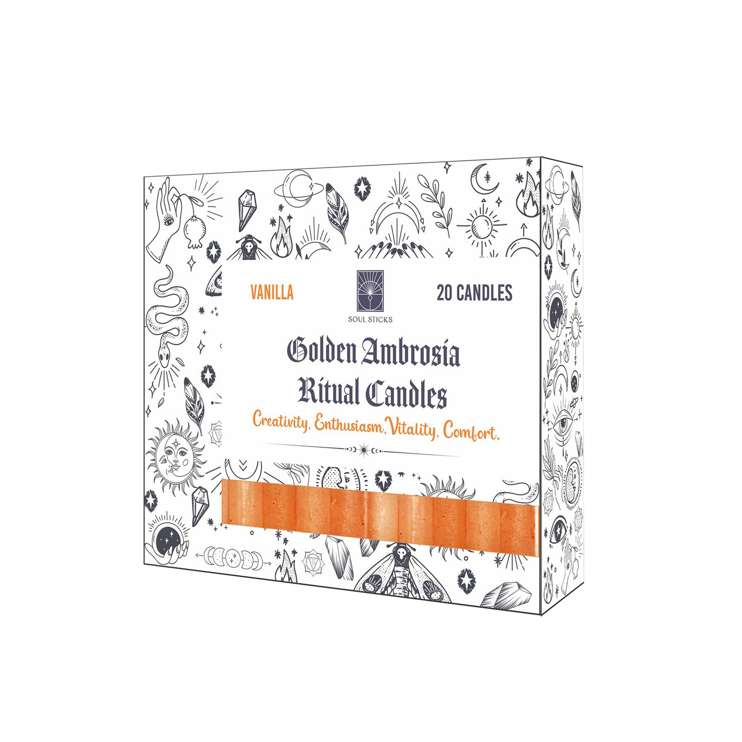 Scented Ritual Chime Candles - 20 Pack