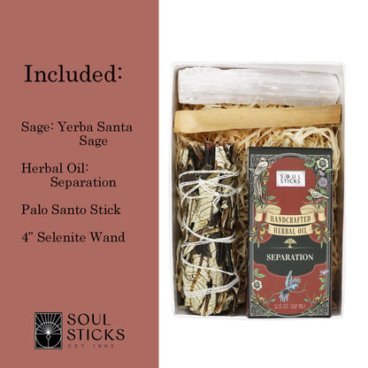 Soul Sticks, Separation Intention Kit with Sage