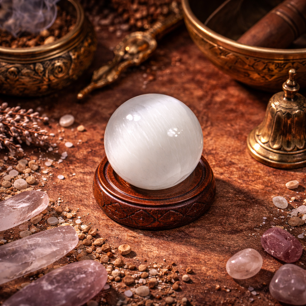 Selenite Sphere (1.6")