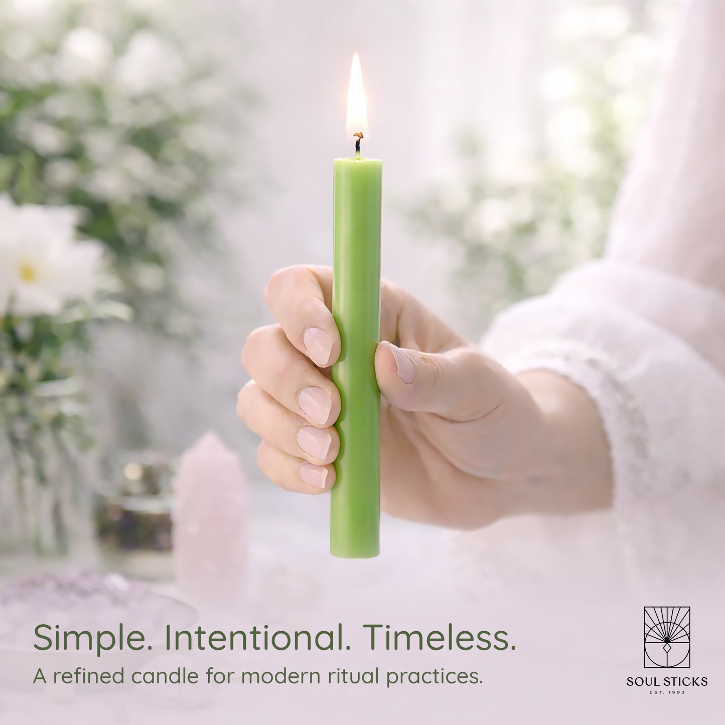 SOUL STICKS 4" Premium Magic Spell Chime Taper Candles Bulk 20 Pack for Rituals, Ceremonies, Meditation, Altar and Spells