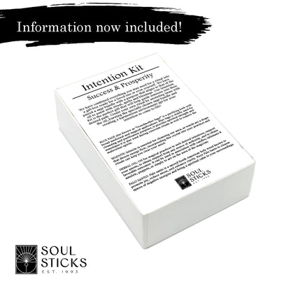 Soul Sticks, Success & Prosperity Intention Kit with Sage