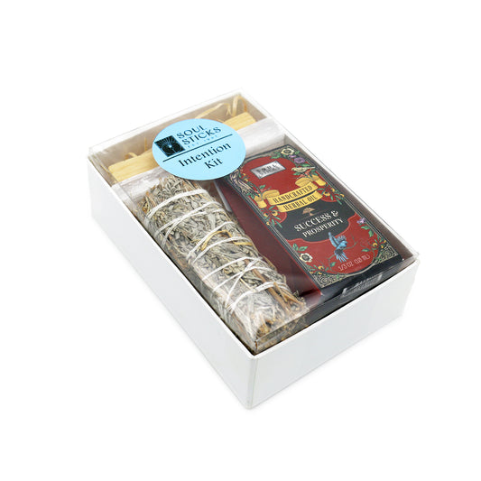 Soul Sticks, Success & Prosperity Intention Kit with Sage