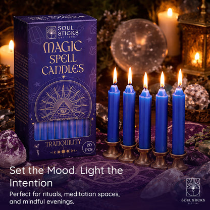 Soul Sticks 4 in. Magic Spell Chime Candles - 20 Pack
