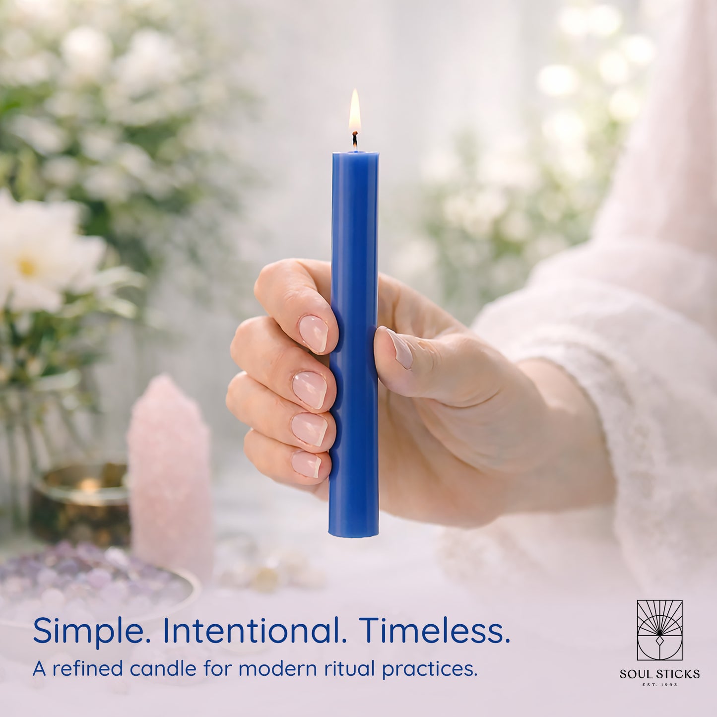 SOUL STICKS 4" Premium Magic Spell Chime Taper Candles Bulk 20 Pack for Rituals, Ceremonies, Meditation, Altar and Spells