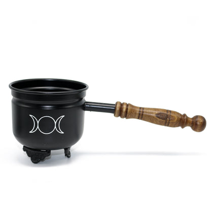 Decorative incense and oil burner for home, ritual, or spiritual practice.