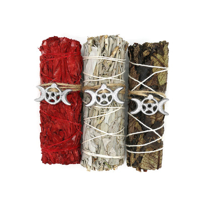 Triple Moon Charm Sage Variety Pack with Guide