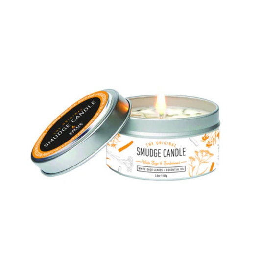 Soul Sticks, White Sage & Sandalwood Smudge Candle (3.5 OZ)