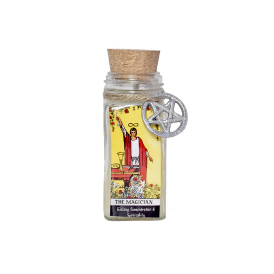 The Magician Tarot Card Smudge Candle (6 OZ)