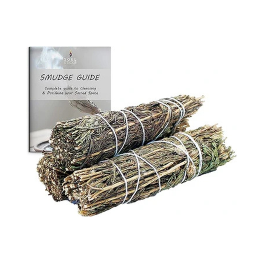 Desert Sage Smudge Sticks with Smudge Guide (3 PK)